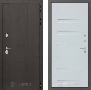 Дверь Лабиринт (LABIRINT) Urban 14 Дуб кантри белый горизонтальный 860х2050 мм