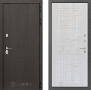 Дверь Лабиринт (LABIRINT) Urban 06 Сандал белый 860х2050 мм