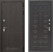 Дверь Лабиринт (LABIRINT) Urban 04 Венге 860х2050 мм