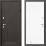 Дверь Лабиринт (LABIRINT) Urban 07 Белое дерево 860х2050 мм