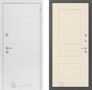 Дверь Лабиринт (LABIRINT) Трендо 03 Крем софт 960х2050 мм