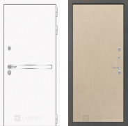 Дверь Лабиринт (LABIRINT) Лайн White 05 Венге светлый 860х2050 мм