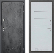 Дверь Лабиринт (LABIRINT) Лофт 14 Дуб кантри белый горизонтальный 960х2050 мм