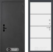 Дверь Лабиринт (LABIRINT) Acustic 25 Белый софт 860х2050 мм