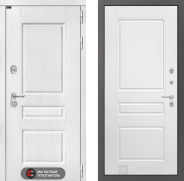 Дверь Лабиринт (LABIRINT) Versal 03 Белый софт 860х2050 мм
