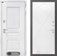Дверь Лабиринт (LABIRINT) Versal 24 Белый софт 960х2050 мм