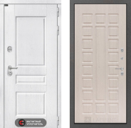 Дверь Лабиринт (LABIRINT) Versal 04 Беленый дуб 860х2050 мм