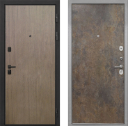 Дверь Интекрон (INTECRON) Профит Black Венге Коричневый Гладкая Гранж 960х2050 мм