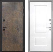 Дверь Интекрон (INTECRON) Профит Black Гранж Альба Роял Вуд белый 960х2050 мм