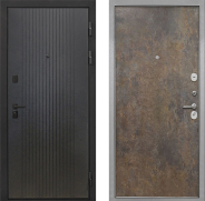 Дверь Интекрон (INTECRON) Профит Black ФЛ-295 Гладкая Гранж 960х2050 мм