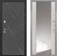 Дверь Интекрон (INTECRON) Гектор Гранит Лава Оникс ФЛЗ-516 Зеркало Сосна белая 960х2050 мм