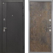 Дверь Интекрон (INTECRON) Олимпия Black 4К Гладкая Гранж 960х2050 мм