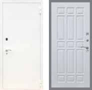 Дверь Рекс (REX) 1А Белая шагрень FL-33 Белый ясень 860х2050 мм