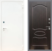 Дверь Рекс (REX) 1А Белая шагрень FL-128 Венге светлый 960х2050 мм