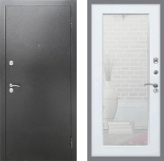 Дверь Рекс (REX) Сити Зеркало Пастораль Белый ясень 960х2050 мм